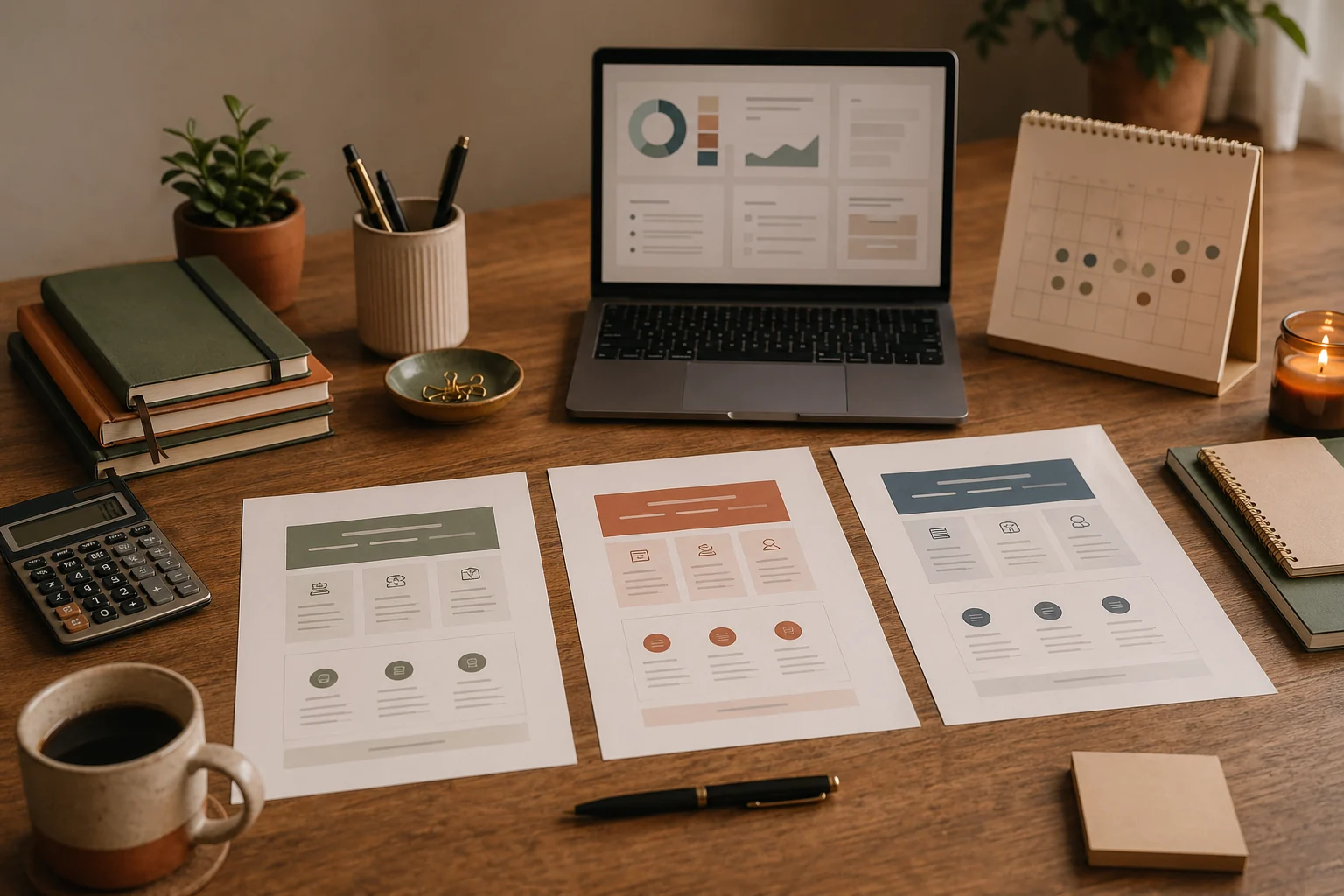 Productized service planning workspace
